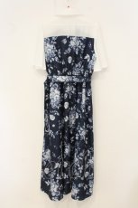 画像4: axes femme / グラデーションローズ柄ワンピース F ネイビー O-26-06-29-002-AX-OP-OW-OS (4)