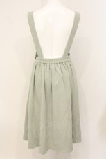 画像3: axes femme POETIQUE / プリーツデザインサス付スカート M グリーン O-26-06-29-027-AX-SK-OW-OS (3)