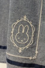 画像2: axes femme / miffy/刺繍サス付きスカート F ブルー O-26-06-29-028-AX-SK-OW-OS (2)