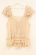 画像5: PINK HOUSE / グレースフルハートレースチュールベスト  ピンク O-26-07-01-027-LO-TO-IG-OS (5)