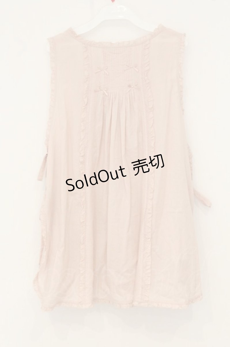 画像5: PINK HOUSE / フリル使いローンベスト  ピンク O-26-07-01-029-LO-TO-IG-OS (5)