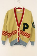 画像1: PINK HOUSE / Pロゴニットカーディガン  イエロー系 O-26-07-01-034-LO-TO-IG-OS (1)