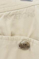 画像2: INGEBORG / プレーンパンツ S アイボリー O-26-07-01-036-LO-PA-IG-OS (2)