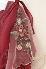 画像2: axes femme / 袖刺繍入りプルオーバー  ピンク O-26-07-01-005-AX-TO-OW-OS (2)
