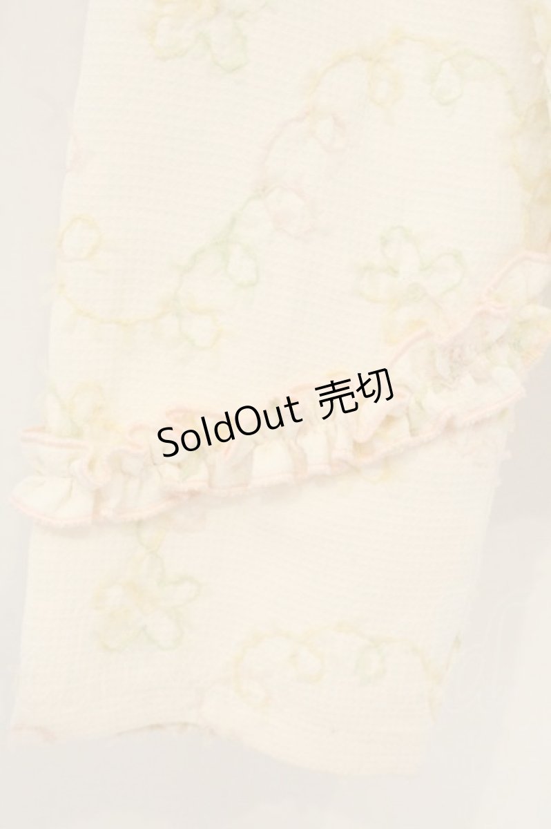 画像2: merry jenny / flower pastel tops（フラワーパステルトップス）  アイボリー O-26-07-01-044-LO-TO-IG-OS (2)