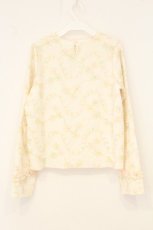 画像3: merry jenny / flower pastel tops（フラワーパステルトップス）  アイボリー O-26-07-01-044-LO-TO-IG-OS (3)