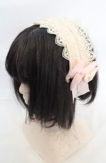 画像1: Innocent World / リボンクリップ付きヘッドドレス  ピンク O-26-07-01-1007-IW-AC-OW-OS (1)