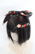画像1: Royal Princess Alice / Strawberry Cross カチューシャ  クロ×アカ O-26-07-01-1011-LO-AC-OW-OS (1)