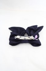 画像2: Angelic Pretty / Dolly Lady Ribbonバレッタ  ネイビー O-26-07-01-1022-AP-AC-OW-OS (2)
