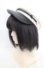 画像1: axes femme / ロープ使いキャスケット  ベージュ O-26-07-01-1003-AX-AC-OW-OS (1)