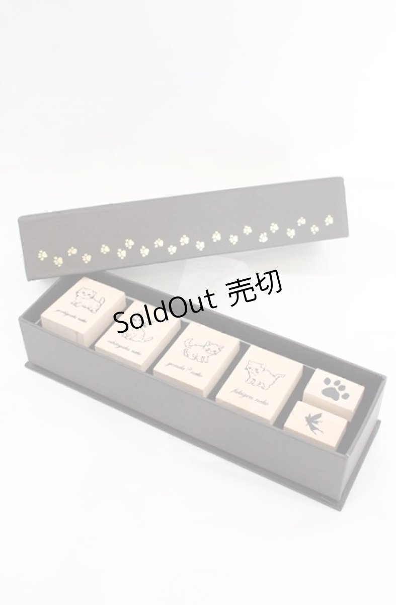 画像1: Franche Lippee / ねこ図鑑スタンプセット   O-26-07-01-1029-LO-ZA-OW-ZT485 (1)