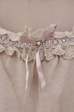 画像2: axes femme / レースリボン半袖プルオーバー M ピンク O-26-07-01-055-AX-TO-OW-OS (2)