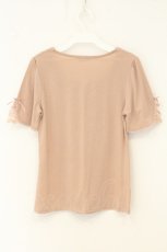 画像4: axes femme / レースリボン半袖プルオーバー M ピンク O-26-07-01-055-AX-TO-OW-OS (4)