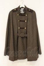 画像1: axes femme / ナポレオンマント風コート M ブラウン O-26-07-01-008-AX-CO-OW-OS (1)