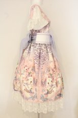 画像5: Royal Princess Alice / 絢爛藤祭り たまコラボ 帯付きドレス  ピンク×藤色 O-26-07-01-064-LO-OP-OW-OS (5)