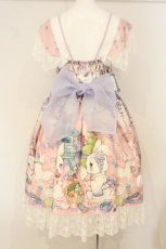 画像6: Royal Princess Alice / 絢爛藤祭り たまコラボ 帯付きドレス  ピンク×藤色 O-26-07-01-064-LO-OP-OW-OS (6)