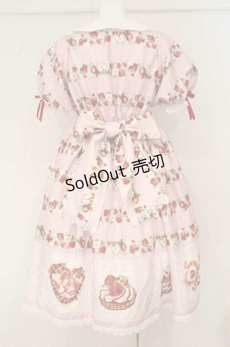 画像5: Chalmiere / ベイクドベリーワンピース M ピンク O-26-07-01-066-AX-OP-IG-OS (5)