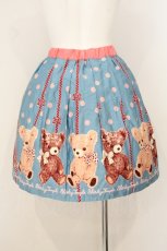 画像4: Shirley Temple / ベアーptスカート  ブルー O-26-07-01-068-ET-SK-IG-OS (4)