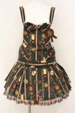 画像1: Angelic Pretty / Chocolate Rosetteサロペット  グリーン O-26-07-01-072-AP-OP-OW-OS (1)