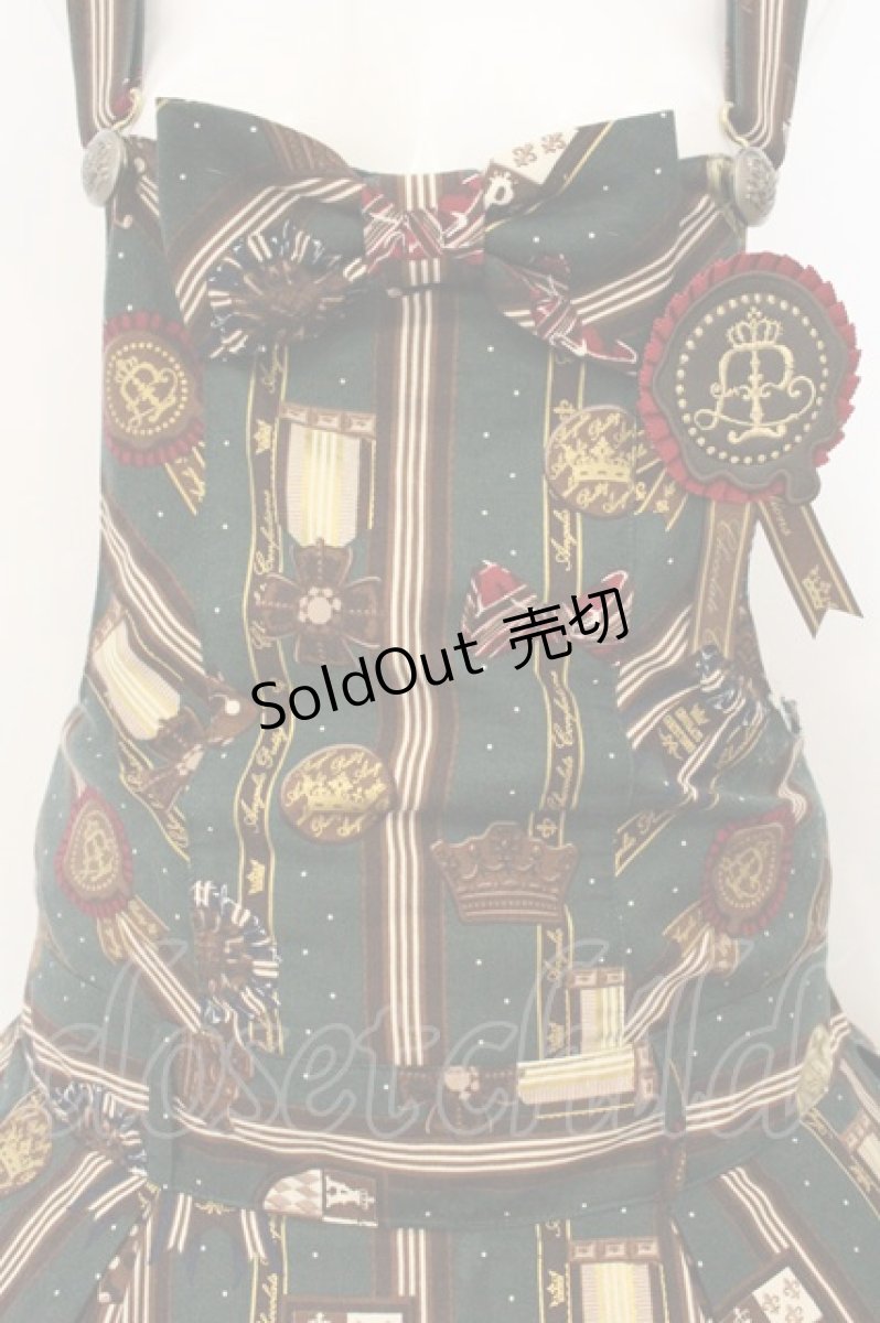 画像2: Angelic Pretty / Chocolate Rosetteサロペット  グリーン O-26-07-01-072-AP-OP-OW-OS (2)