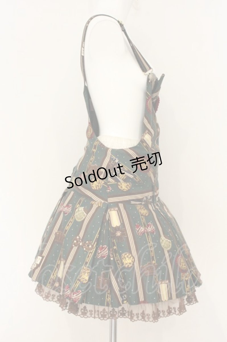 画像4: Angelic Pretty / Chocolate Rosetteサロペット  グリーン O-26-07-01-072-AP-OP-OW-OS (4)
