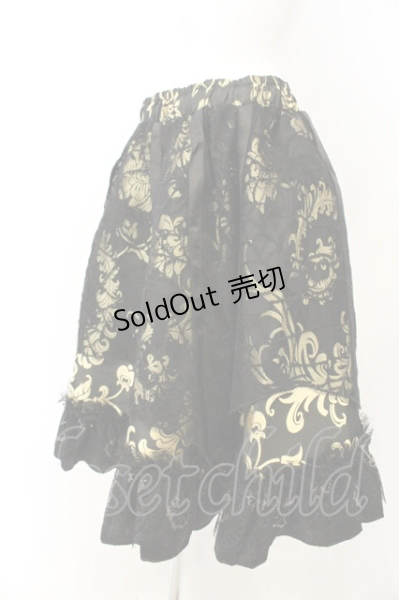 画像2: Qutie Frash / 2026年プレミアム5点セット〜黒煌〜パニエスカート  ブラック O-26-07-01-2009-QU-SK-OW-OS (2)