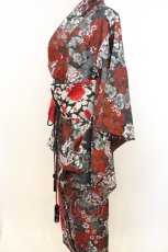 画像2: Qutie Frash / 2025 浴衣3点SET  レッド O-26-07-01-2013-QU-OP-OW-OS (2)