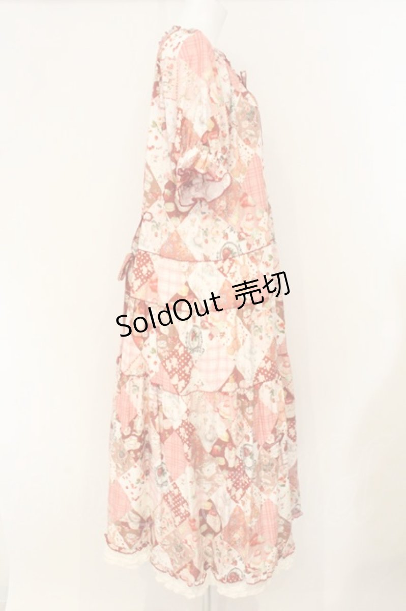 画像4: PINK HOUSE / PH Tea Party ONE PIECE　ワンピース  アカ O-26-07-01-077-LO-OP-OW-OS (4)