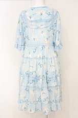 画像6: alcali / キャットローズワンピース  サックス O-26-07-01-081-LO-OP-OW-OS (6)