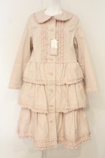 画像1: PINK HOUSE / フリル使いティアードコート  ピンク O-26-07-01-082-LO-CO-OW-OS (1)