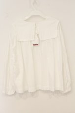 画像4: PINK HOUSE / セーラーカラーブラウス  シロ O-26-07-01-087-LO-BL-OW-OS (4)