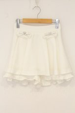 画像1: Ank Rouge / リボン&レース スカパン  シロ O-26-07-01-095-CA-PA-IG-OS (1)