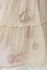 画像2: PINK HOUSE / ハートレース配色スカート  ピンク O-26-07-01-014-LO-SK-IG-OS (2)