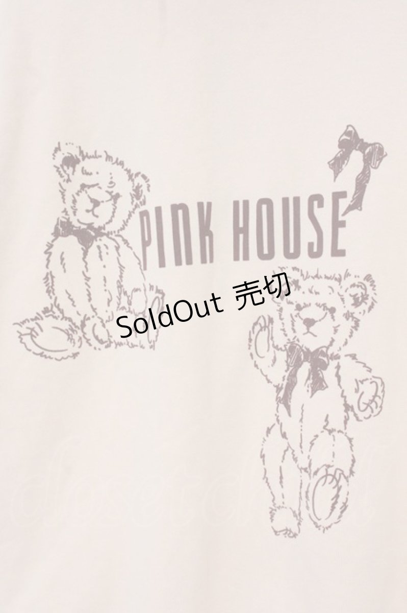 画像4: PINK HOUSE / ウィークエンドテディプリントパーカー  ピンク O-26-07-01-024-LO-SK-IG-OS (4)