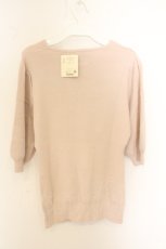 画像3: F&A / フロント開き5分袖ニットプルオーバー F ピンクベージュ O-26-07-02-063-CA-TO-OW-OS (3)