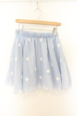 画像1: axes femme POETIQUE / 雪結晶刺繍スカート M サックス O-26-07-02-008-AX-SK-OW-OS (1)