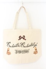 画像1: Enchantlic Enchantilly / クイーンキャット　大きめトートバッグ  キナリ O-26-07-02-088-LO-BG-OW-OS (1)