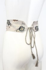 画像2: Enchantlic Enchantilly / パルコフェリーチェ柄ウエストリボン  アイボリー O-26-07-02-089-LO-ZA-OW-OS (2)