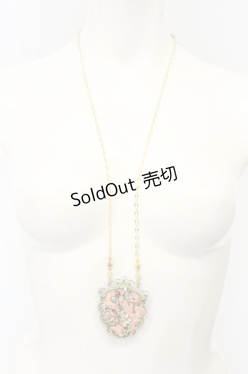 画像2: Enchantlic Enchantilly / 真夜中のパルコフェリーチェ　うさぎネックレス  ピンク系 O-26-07-02-090-LO-AC-OW-OS (2)