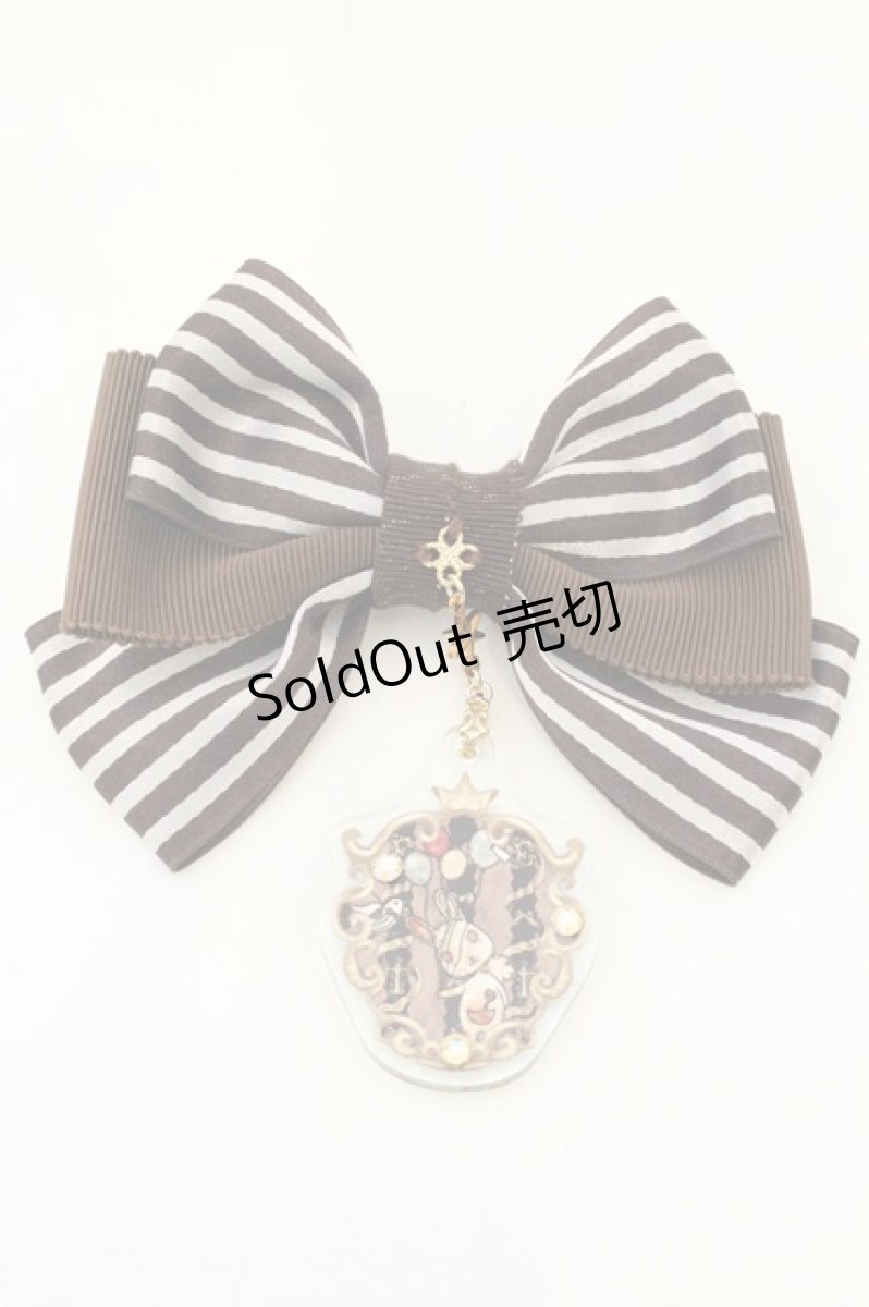 画像1: Enchantlic Enchantilly / 真夜中のパルコフェリーチェ　リボンブローチ  ブラウン O-26-07-02-095-LO-AC-OW-OS (1)