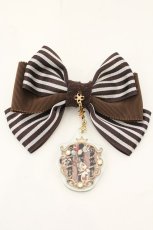 画像1: Enchantlic Enchantilly / 真夜中のパルコフェリーチェ　リボンブローチ  ブラウン O-26-07-02-095-LO-AC-OW-OS (1)