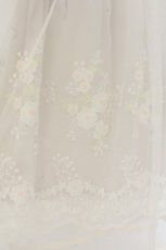 画像2: axes femme POETIQUE / お花刺繍チュールスカート M キナリ O-26-07-02-015-AX-SK-OW-OS (2)