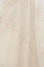 画像2: axes femme POETIQUE / 刺繍使いチュール重ねスカート M キナリ O-26-07-02-021-AX-SK-OW-OS (2)