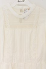 画像2: axes femme POETIQUE / コットンレース肩開きワンピース M キナリ O-26-07-02-023-AX-OP-OW-OS (2)