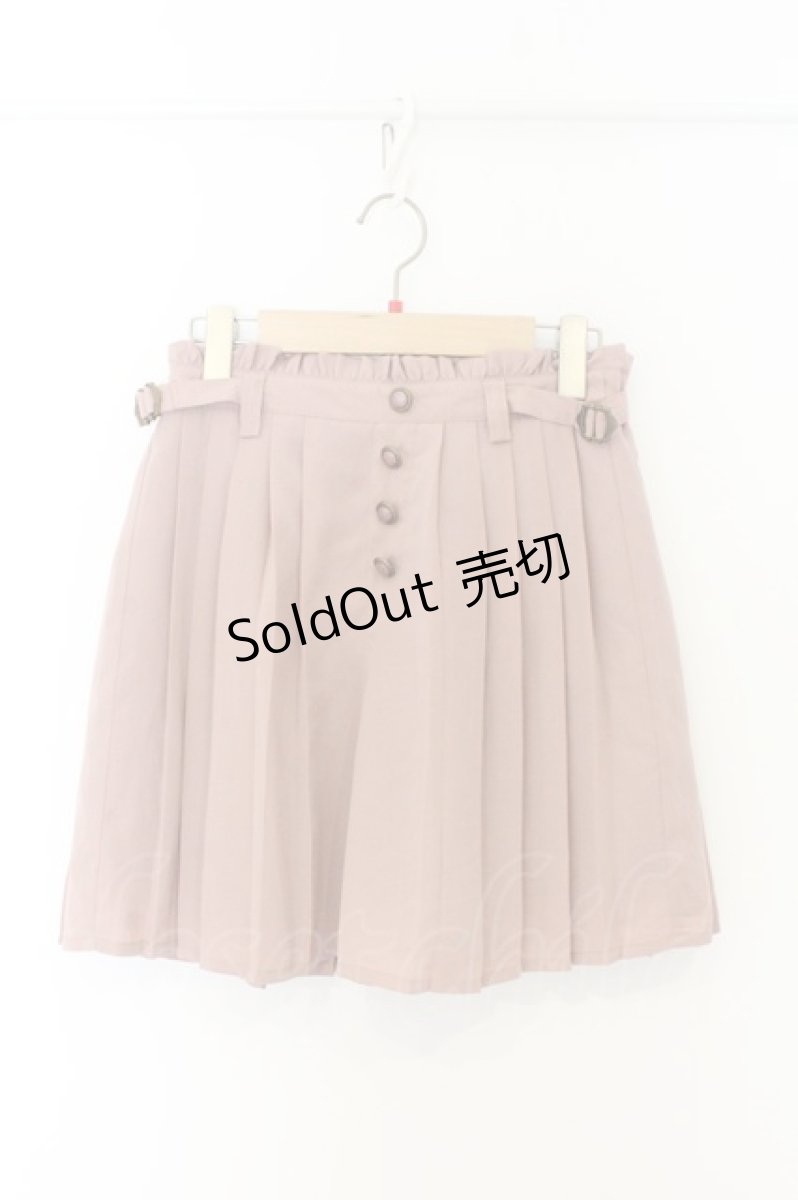 画像1: axes femme / プリーツキュロット M ピンク O-26-07-02-024-AX-SK-OW-OS (1)