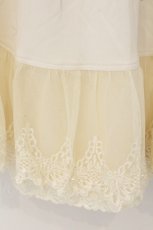 画像2: axes femme / パール付ペチスカート M キナリ O-26-07-02-030-AX-SK-OW-OS (2)