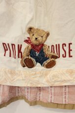 画像2: PINK HOUSE / くまエプロン付きスカート  ピンク O-26-07-03-004-LO-SK-OW-OS (2)