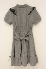 画像3: axes femme POETIQUE / ラッフルフリルワンピース  シロ×クロ O-26-07-03-043-AX-OP-IG-OS (3)