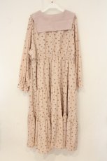 画像4: m petit by misako / スクエア襟花柄ワンピース 5L ピンク O-26-07-03-048-LO-OP-IG-OS (4)
