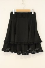 画像1: axes femme POETIQUE / バックレースアップミドルスカート  クロ O-26-07-03-056-AX-SK-IG-OS (1)